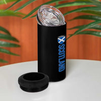 Scotland Soccer 4 in 1 Can Cooler Tumbler Vintage SCOT Scottish Flag Graphic Football Fan