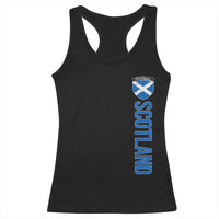 Scotland Soccer Racerback Tank Top Vintage SCOT Scottish Flag Graphic Football Fan