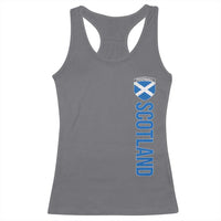 Scotland Soccer Racerback Tank Top Vintage SCOT Scottish Flag Graphic Football Fan