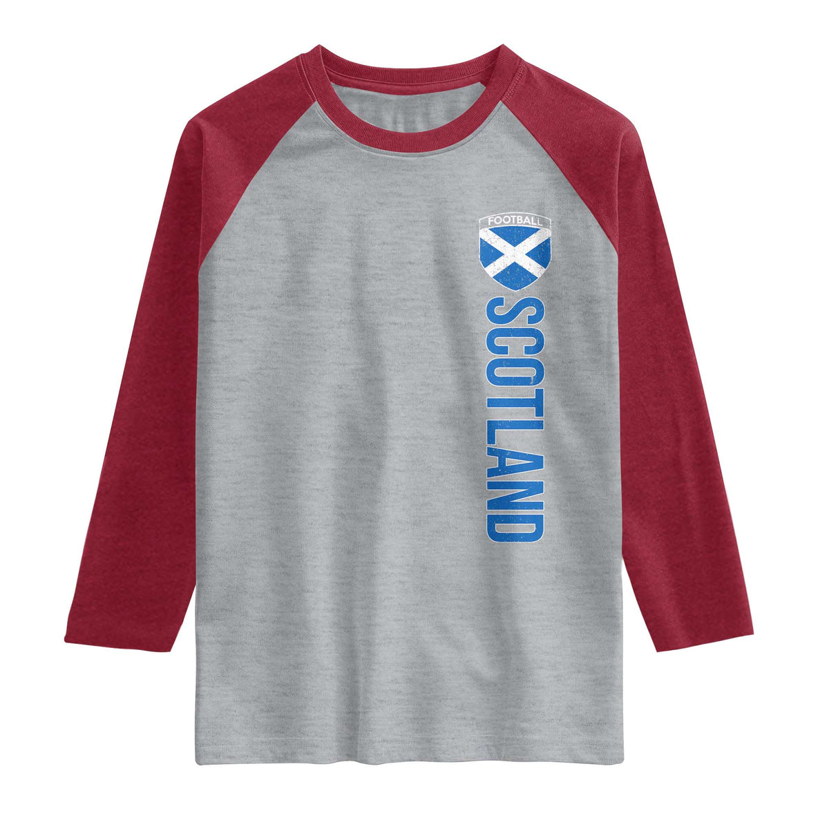 Scotland Soccer Raglan Shirt Vintage SCOT Scottish Flag Graphic Football Fan