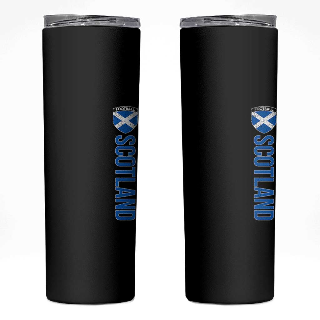 Scotland Soccer Skinny Tumbler Vintage SCOT Scottish Flag Graphic Football Fan