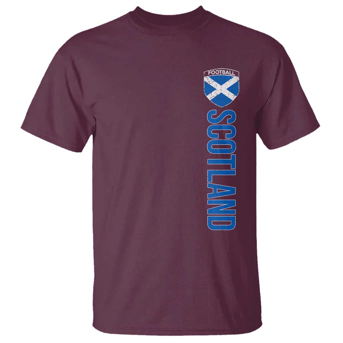 Scotland Soccer T Shirt Vintage SCOT Scottish Flag Graphic Football Fan