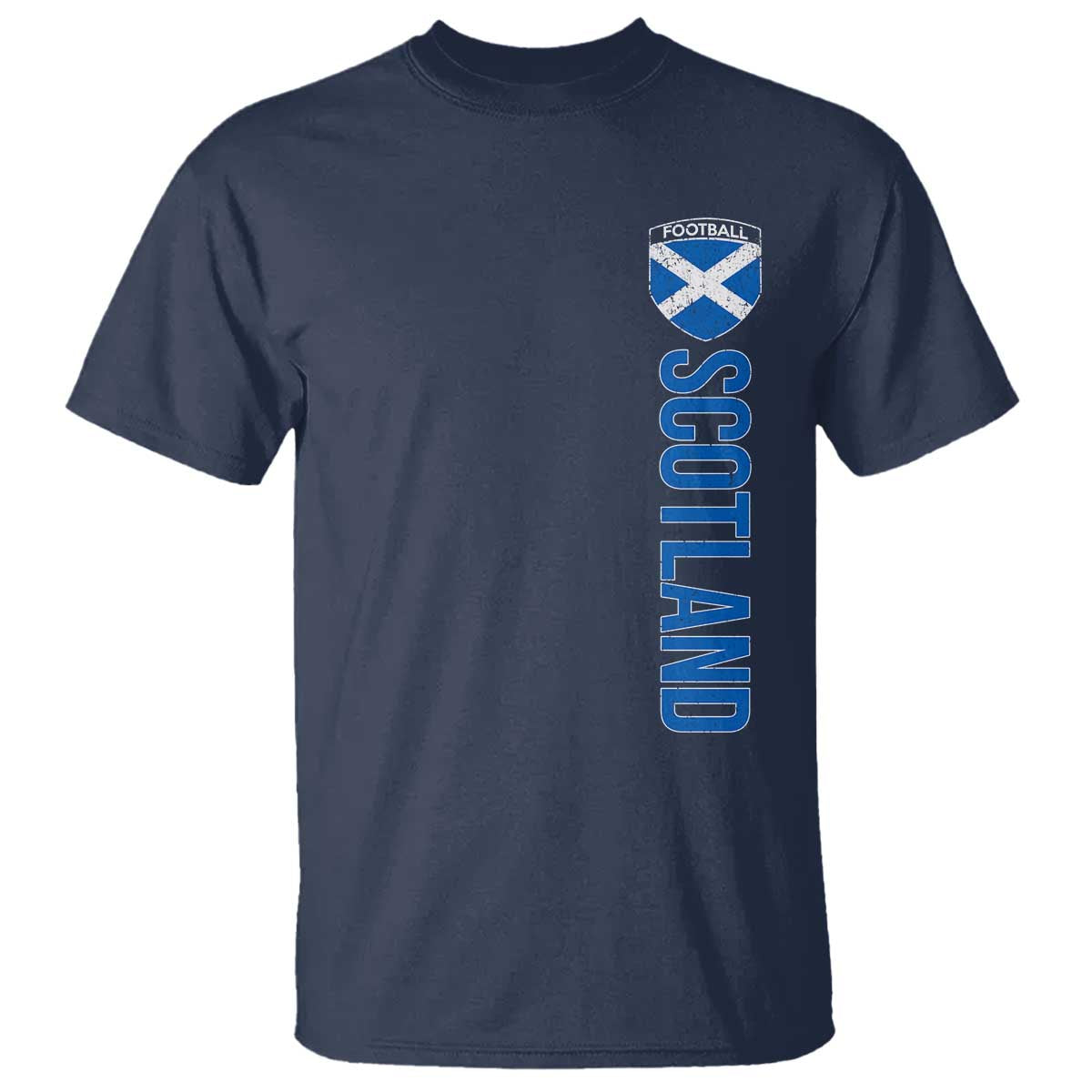 Scotland Soccer T Shirt Vintage SCOT Scottish Flag Graphic Football Fan