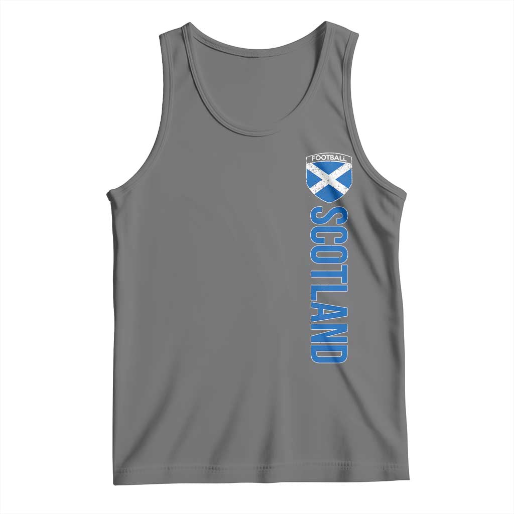 Scotland Soccer Tank Top Vintage SCOT Scottish Flag Graphic Football Fan