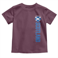 Scotland Soccer Toddler T Shirt Vintage SCOT Scottish Flag Graphic Football Fan
