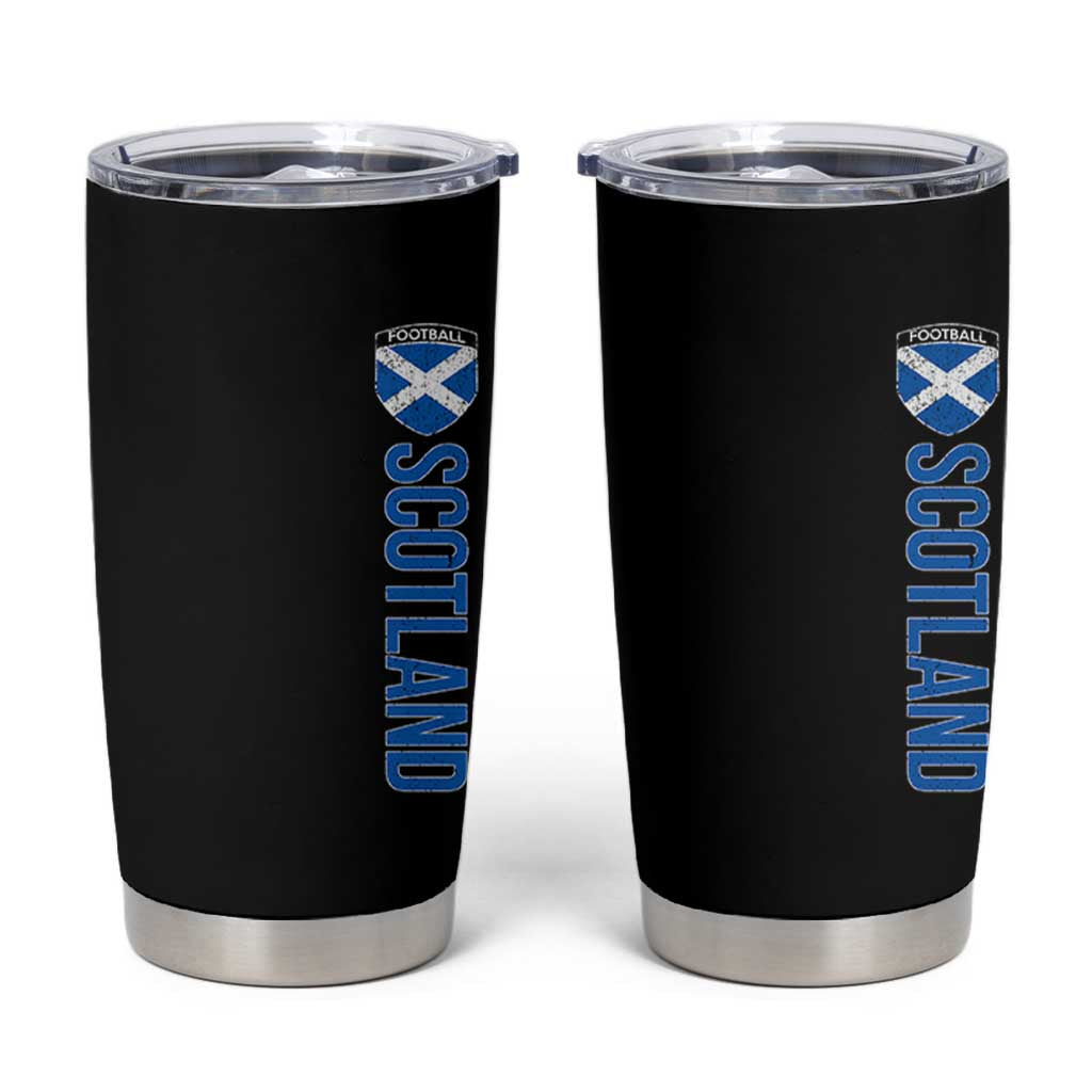 Scotland Soccer Tumbler Cup Vintage SCOT Scottish Flag Graphic Football Fan