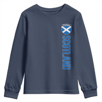 Scotland Soccer Youth Sweatshirt Vintage SCOT Scottish Flag Graphic Football Fan