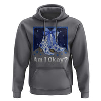Am I Okay Hoodie Boot Cowgirl Coquette Bow - Wonder Print Shop