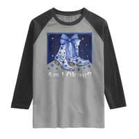 Am I Okay Raglan Shirt Boot Cowgirl Coquette Bow - Wonder Print Shop