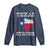 Strong Texas Long Sleeve Shirt Distressed Flag Texan Pride Flood Relief Disaster - Wonder Print Shop