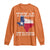 Strong Texas Long Sleeve Shirt Distressed Flag Texan Pride Flood Relief Disaster - Wonder Print Shop