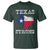 Strong Texas T Shirt Distressed Flag Texan Pride Flood Relief Disaster - Wonder Print Shop