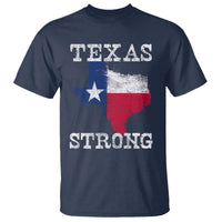 Strong Texas T Shirt Distressed Flag Texan Pride Flood Relief Disaster - Wonder Print Shop