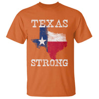 Strong Texas T Shirt Distressed Flag Texan Pride Flood Relief Disaster - Wonder Print Shop
