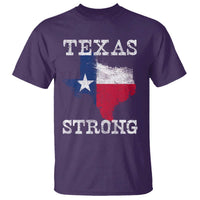 Strong Texas T Shirt Distressed Flag Texan Pride Flood Relief Disaster - Wonder Print Shop