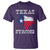 Strong Texas T Shirt Distressed Flag Texan Pride Flood Relief Disaster - Wonder Print Shop