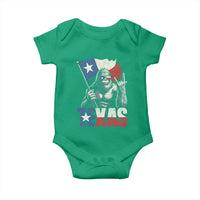 Bigfoot Texas Baby Onesie Sasquatch Loves Rock On Hand Texan Texas Flag - Wonder Print Shop