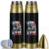 Bigfoot Texas Bullet Tumbler Sasquatch Loves Rock On Hand Texan Texas Flag - Wonder Print Shop