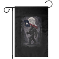 Bigfoot Texas Garden Flag Forest Sasquatch Loves Rock On Hand Texas Flag - Wonder Print Shop