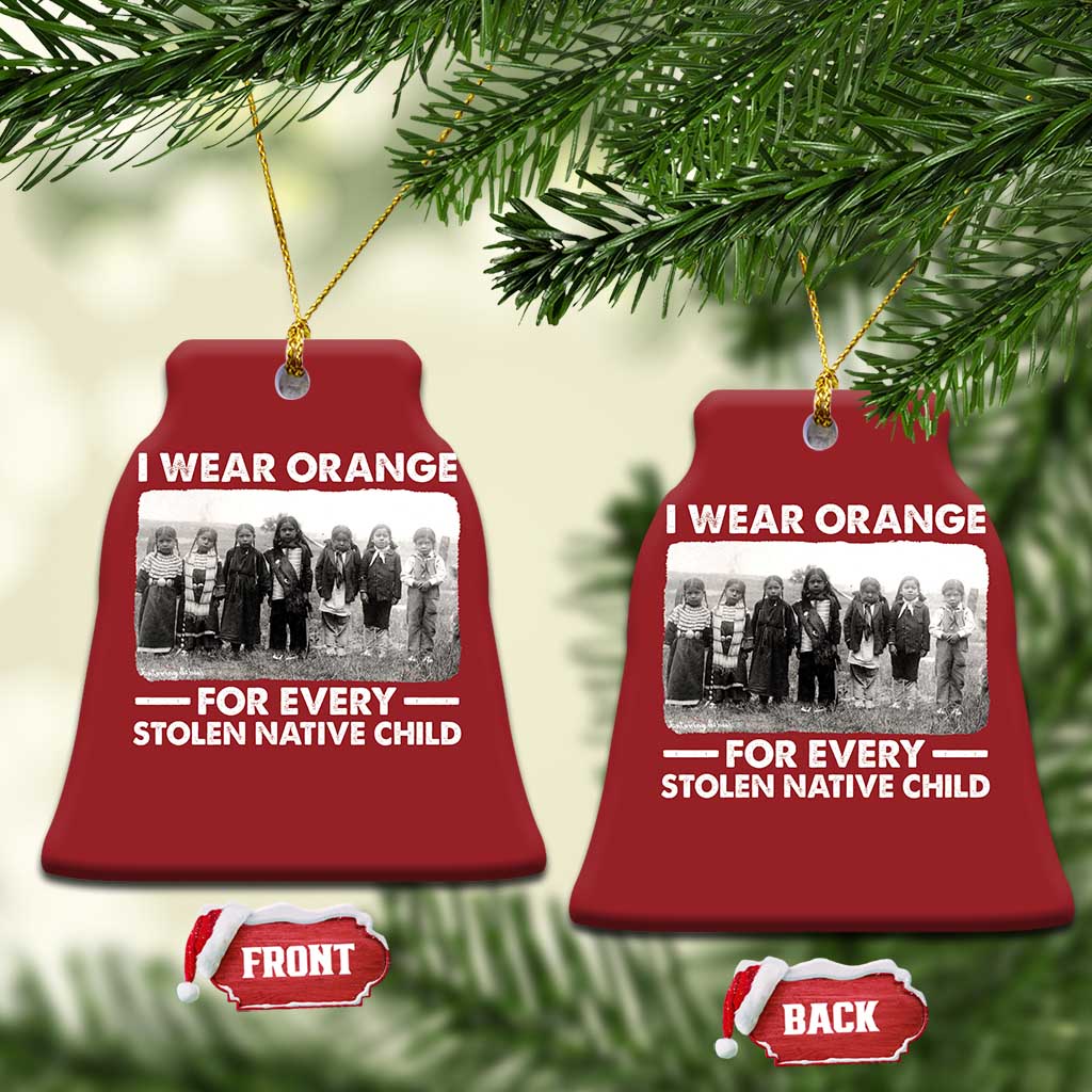 I Wear Orange For Every American Native Child Christmas Ornament - Wonder Print Shop