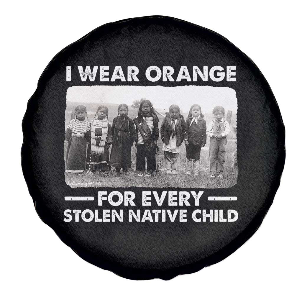 I Wear Orange For Every American Native Child Spare Tire Cover - Wonder Print Shop