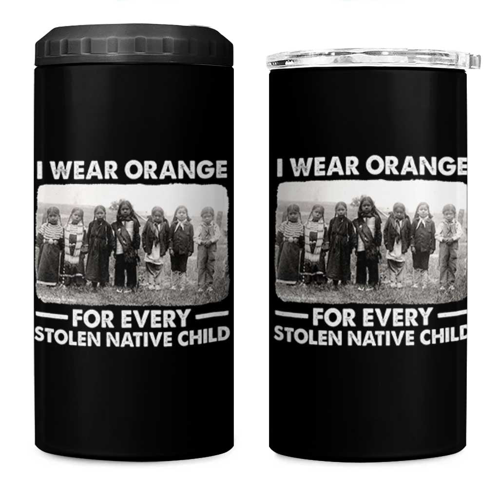 I Wear Orange For Every American Native Child 4 in 1 Can Cooler Tumbler - Wonder Print Shop
