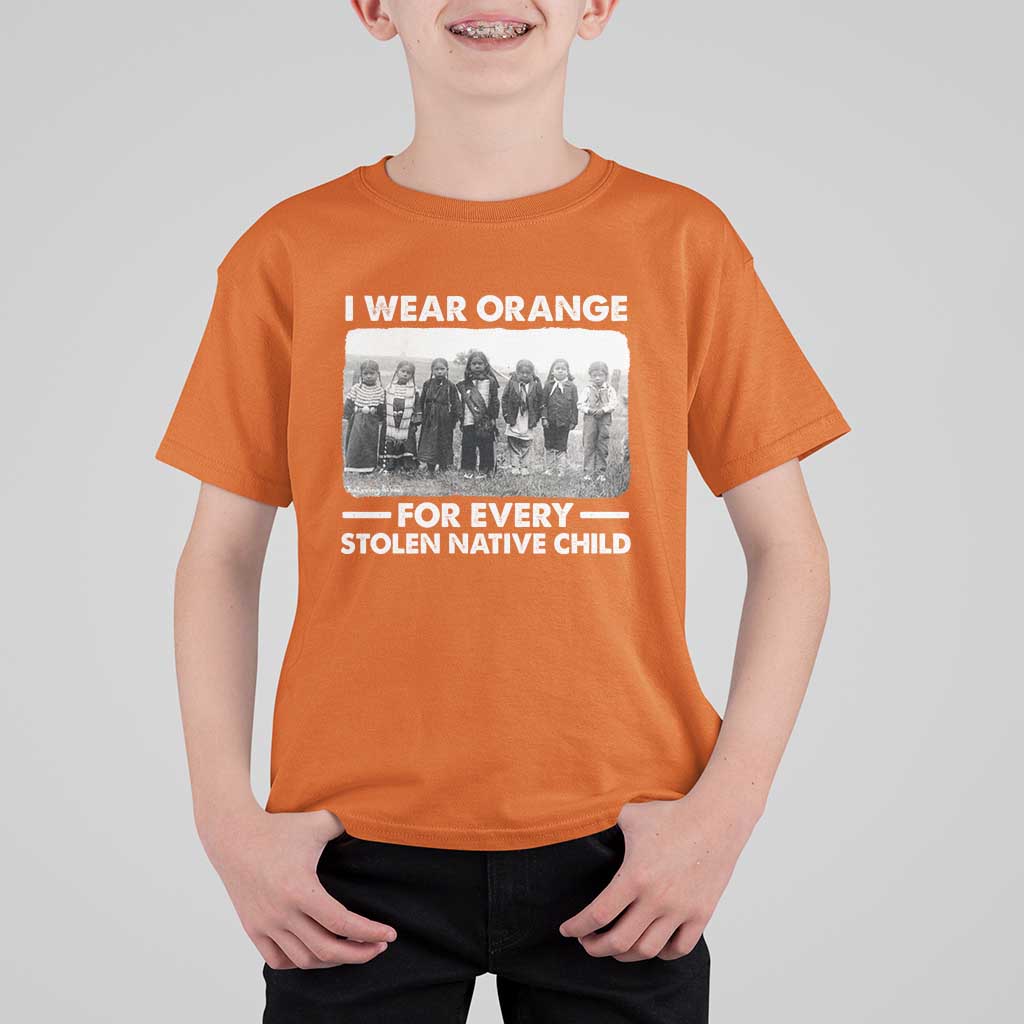 I Wear Orange For Every American Native Child T Shirt For Kid - Wonder Print Shop
