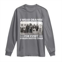 I Wear Orange For Every American Native Child Long Sleeve Shirt - Wonder Print Shop