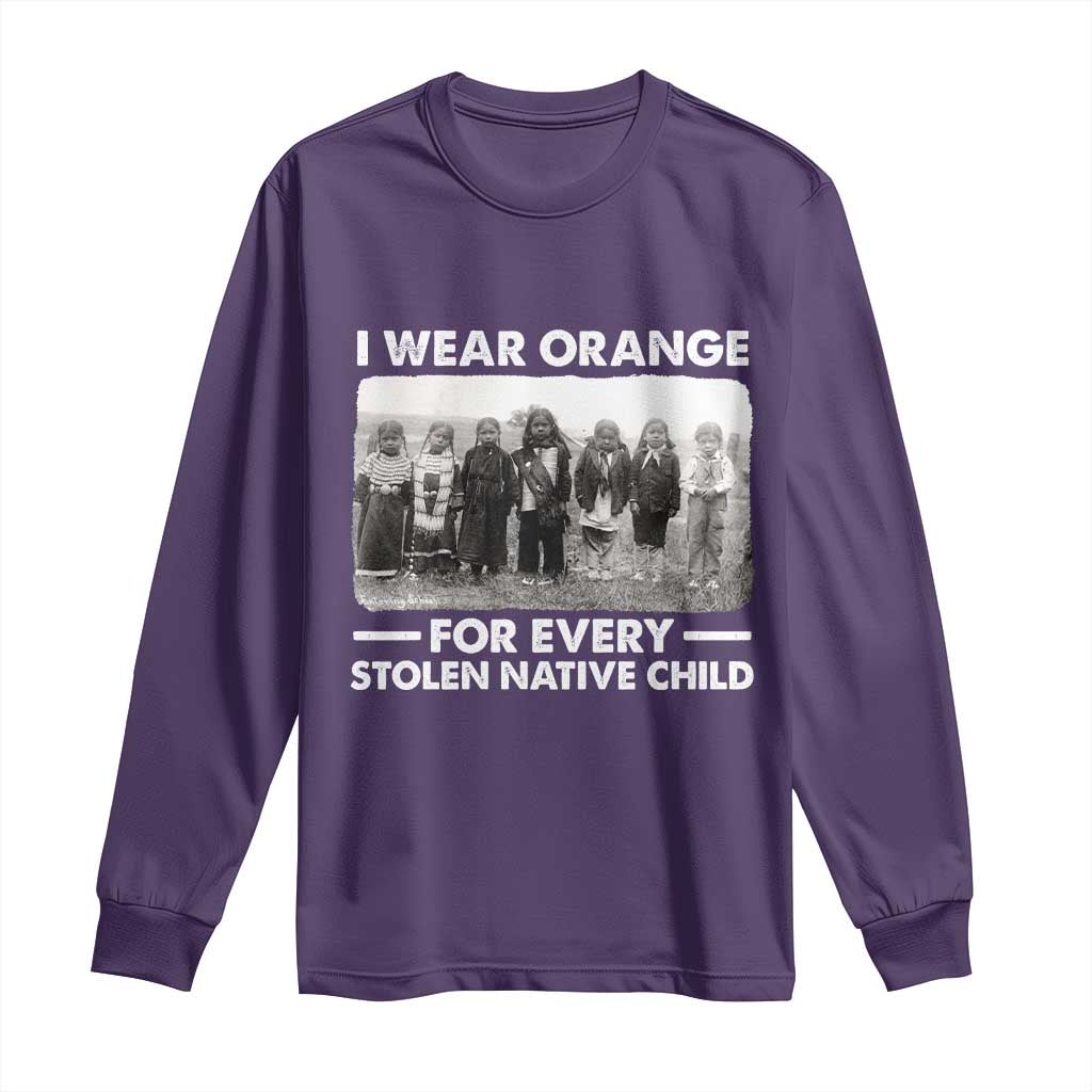 I Wear Orange For Every American Native Child Long Sleeve Shirt - Wonder Print Shop