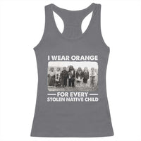 I Wear Orange For Every American Native Child Racerback Tank Top - Wonder Print Shop