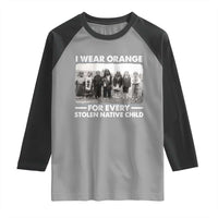 I Wear Orange For Every American Native Child Raglan Shirt - Wonder Print Shop
