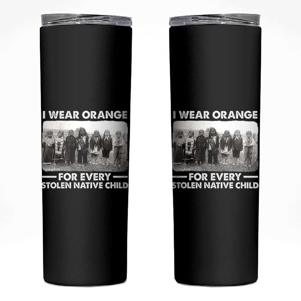 I Wear Orange For Every American Native Child Skinny Tumbler - Wonder Print Shop