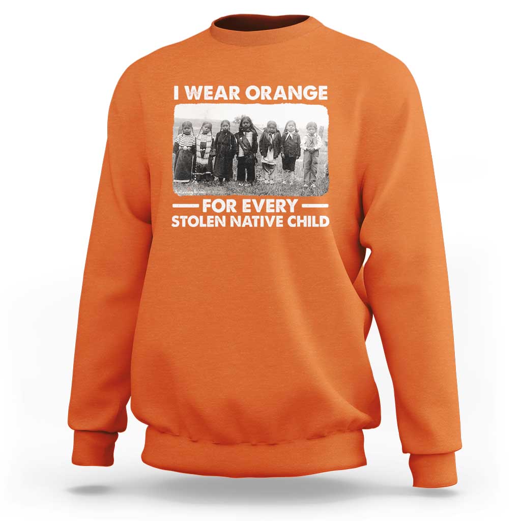 I Wear Orange For Every American Native Child Sweatshirt - Wonder Print Shop