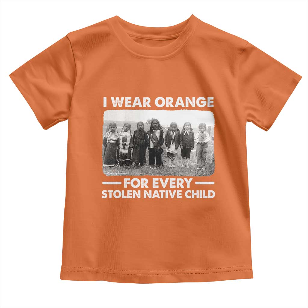 I Wear Orange For Every American Native Child Toddler T Shirt - Wonder Print Shop