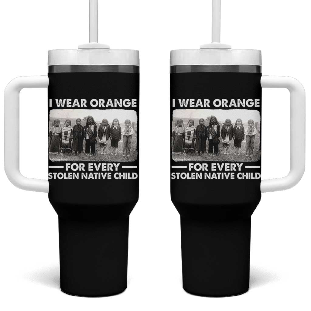 I Wear Orange For Every American Native Child Tumbler With Handle - Wonder Print Shop
