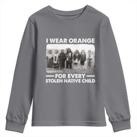 I Wear Orange For Every American Native Child Youth Sweatshirt - Wonder Print Shop