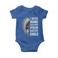 I Wear Orange For Every Stolen Native Child Baby Onesie Orange Day
