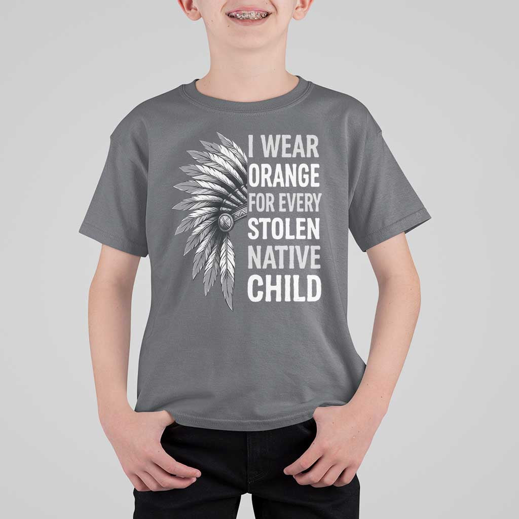 I Wear Orange For Every Stolen Native Child T Shirt For Kid Orange Day