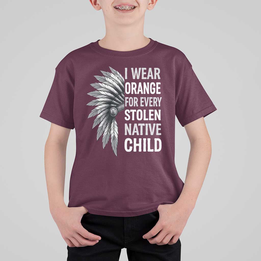 I Wear Orange For Every Stolen Native Child T Shirt For Kid Orange Day