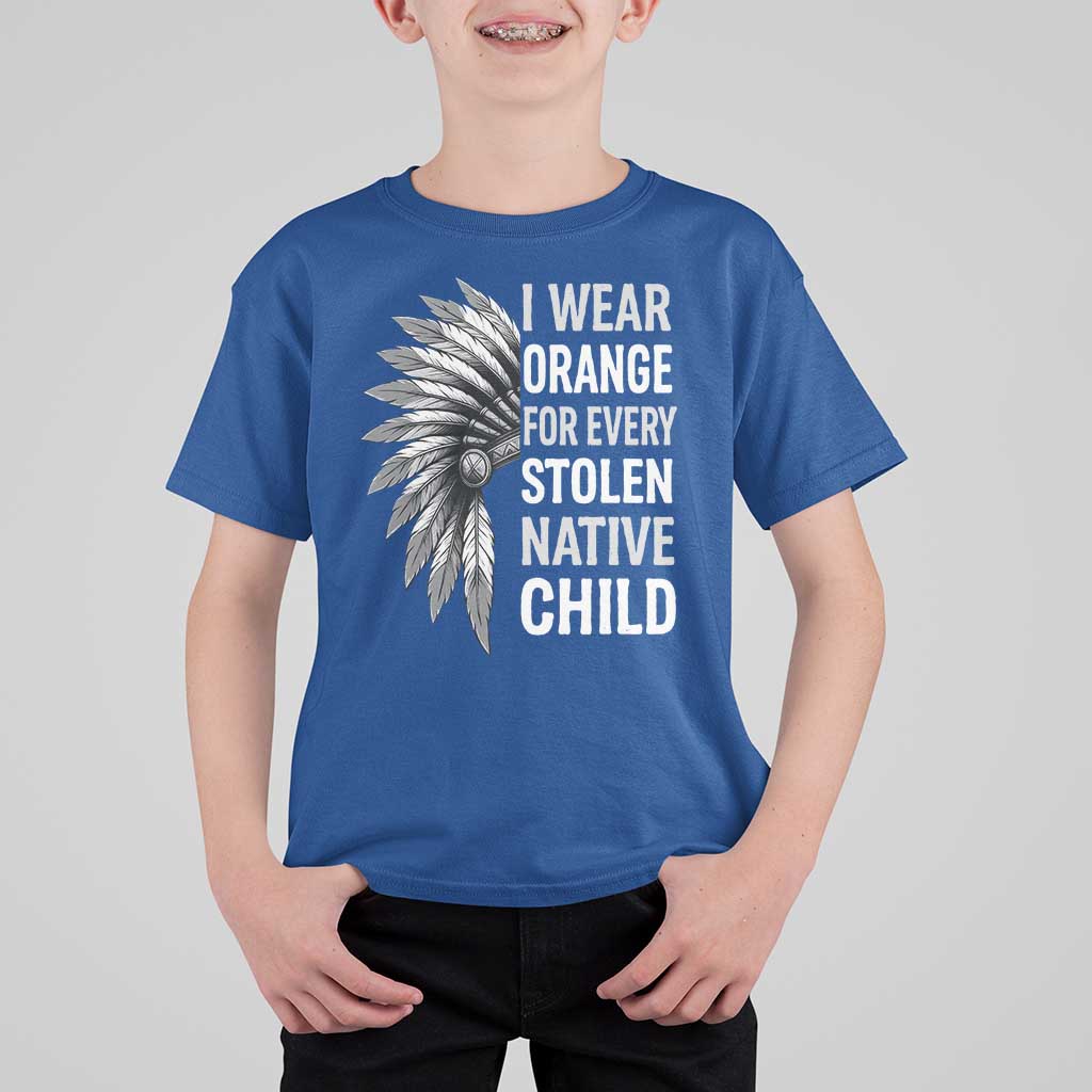 I Wear Orange For Every Stolen Native Child T Shirt For Kid Orange Day