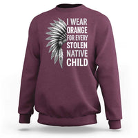 I Wear Orange For Every Stolen Native Child Sweatshirt Orange Day
