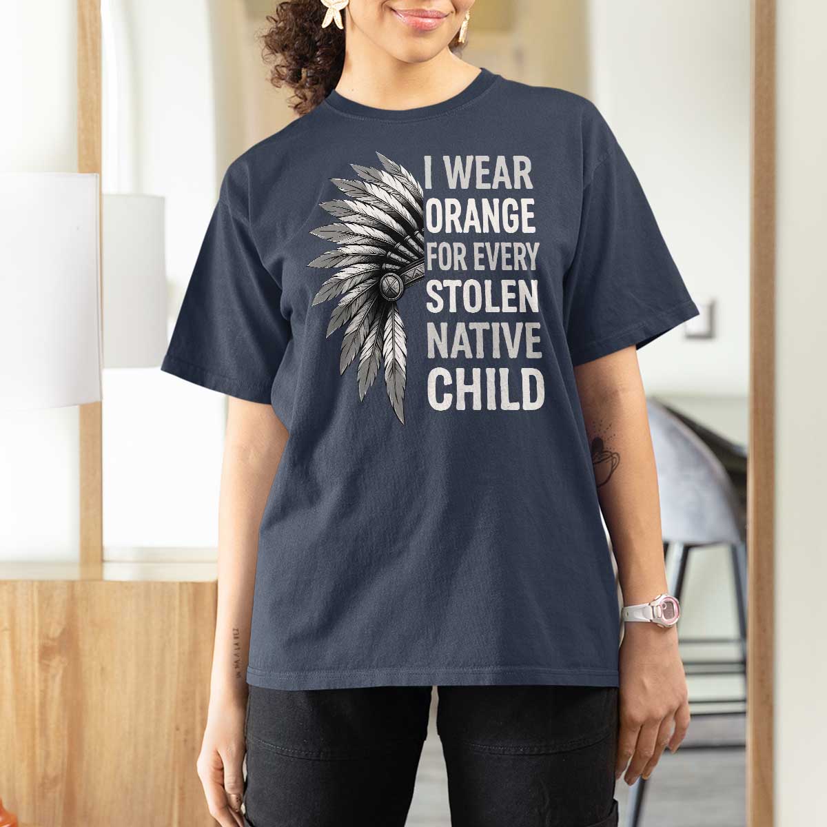 I Wear Orange For Every Stolen Native Child T Shirt For Women Orange Day