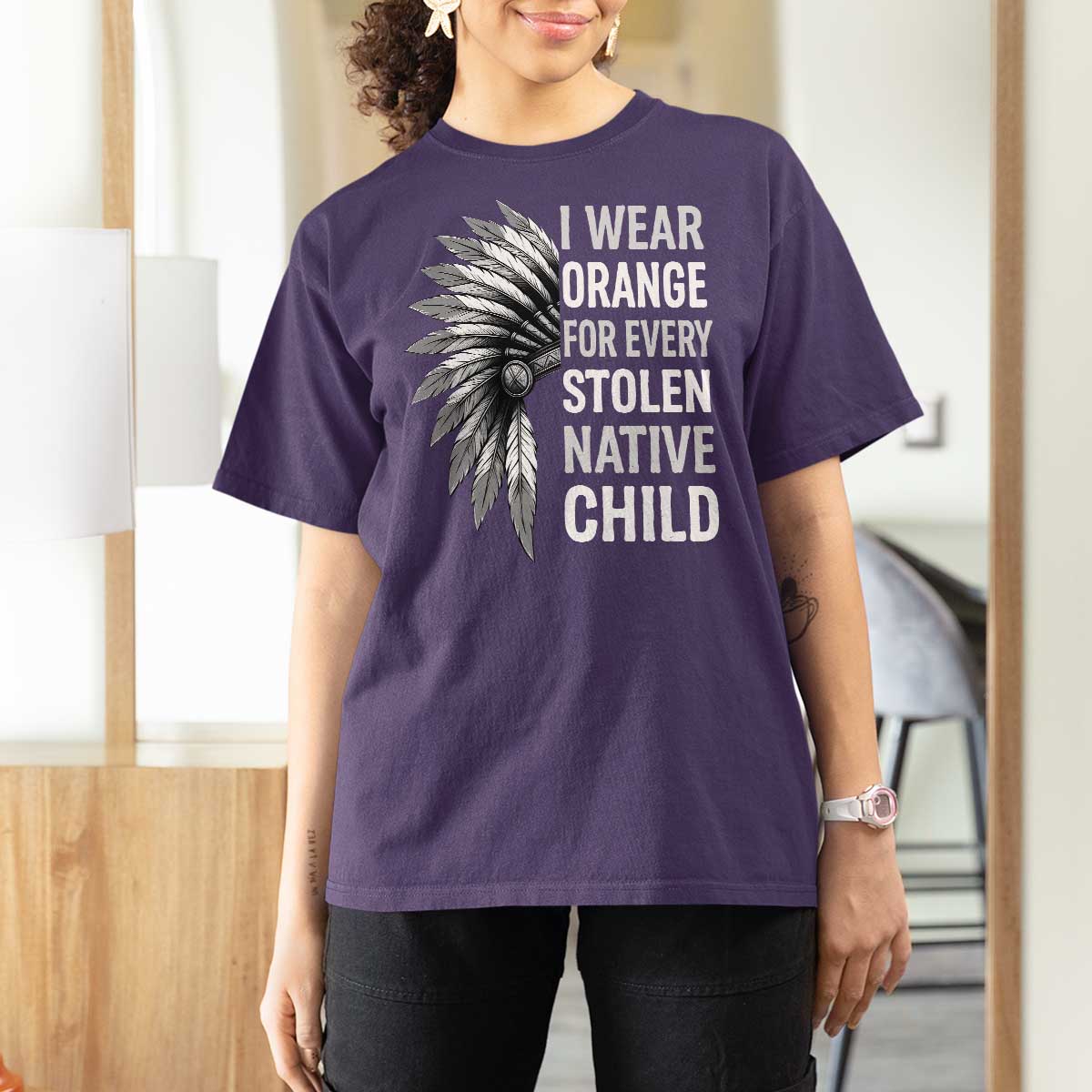I Wear Orange For Every Stolen Native Child T Shirt For Women Orange Day