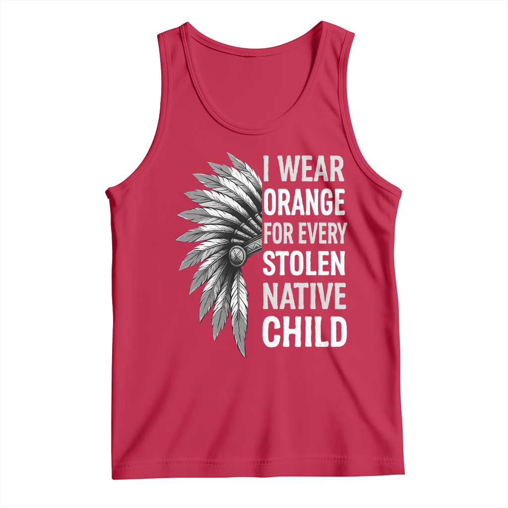 I Wear Orange For Every Stolen Native Child Tank Top Orange Day