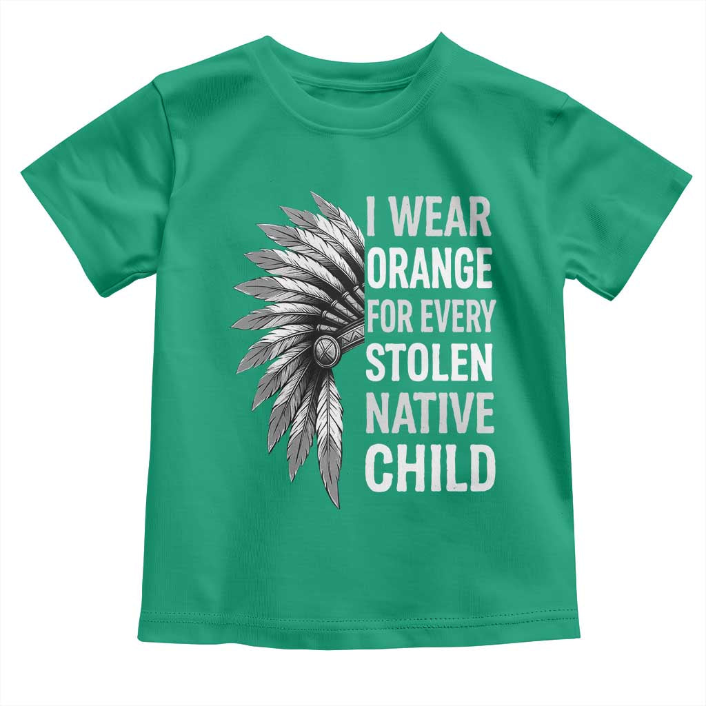 I Wear Orange For Every Stolen Native Child Toddler T Shirt Orange Day
