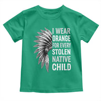 I Wear Orange For Every Stolen Native Child Toddler T Shirt Orange Day