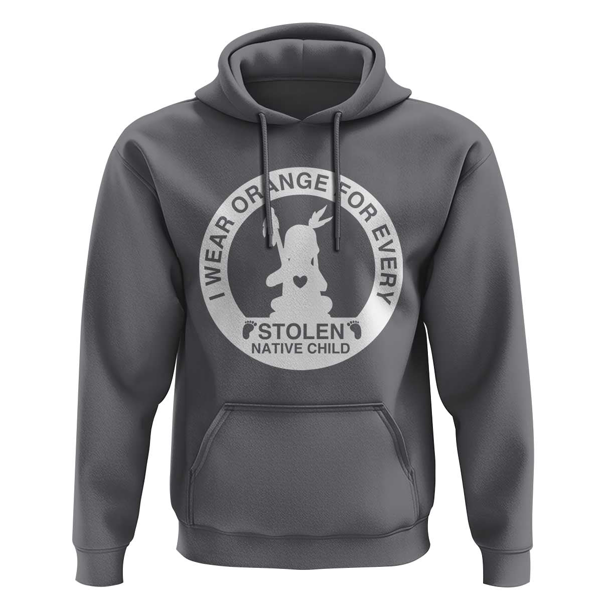 I Wear Orange For Every Stolen American Native Child Hoodie Bring Our Children Home Orange Day - Wonder Print Shop