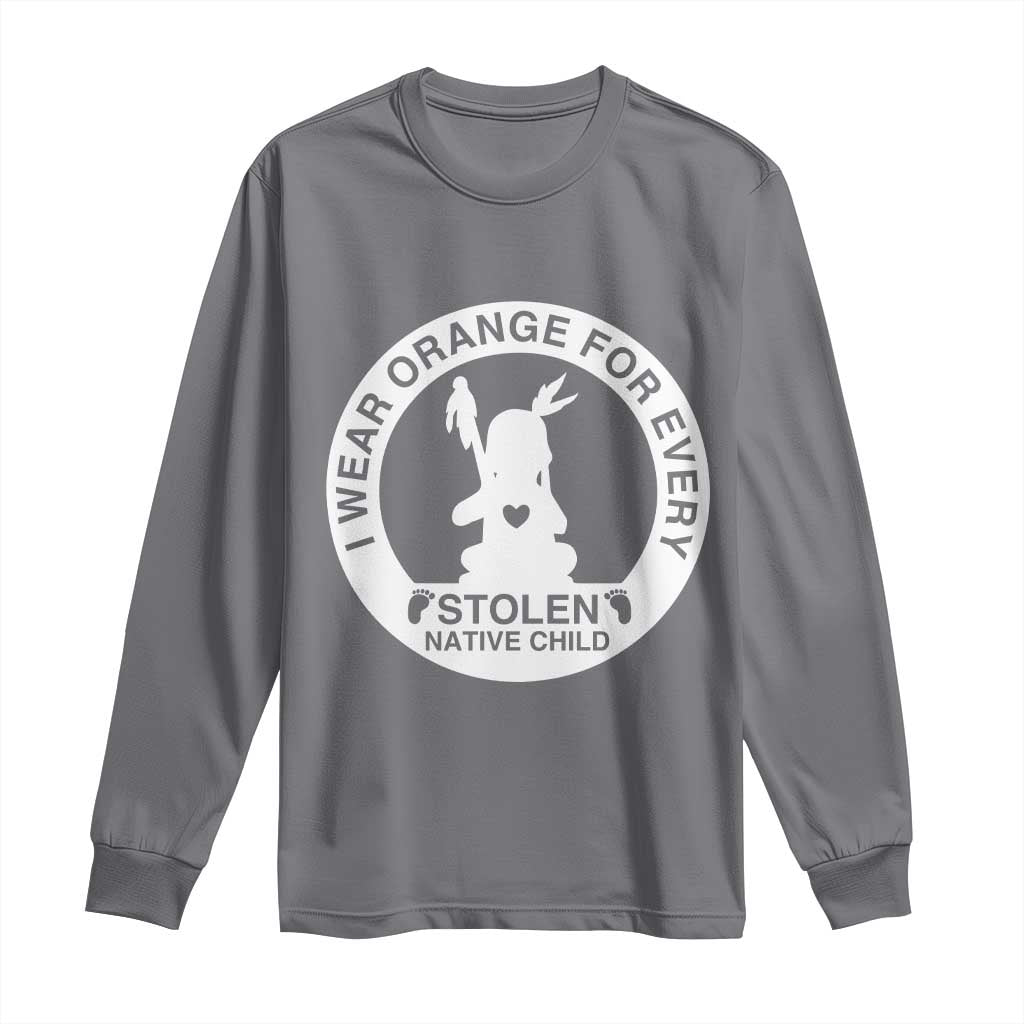 I Wear Orange For Every Stolen American Native Child Long Sleeve Shirt Bring Our Children Home Orange Day - Wonder Print Shop