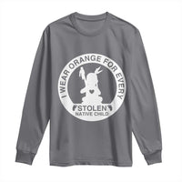 I Wear Orange For Every Stolen American Native Child Long Sleeve Shirt Bring Our Children Home Orange Day - Wonder Print Shop