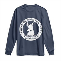 I Wear Orange For Every Stolen American Native Child Long Sleeve Shirt Bring Our Children Home Orange Day - Wonder Print Shop